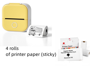 Compact and efficient pocket printer for mess-free, ink-free printing on the go.