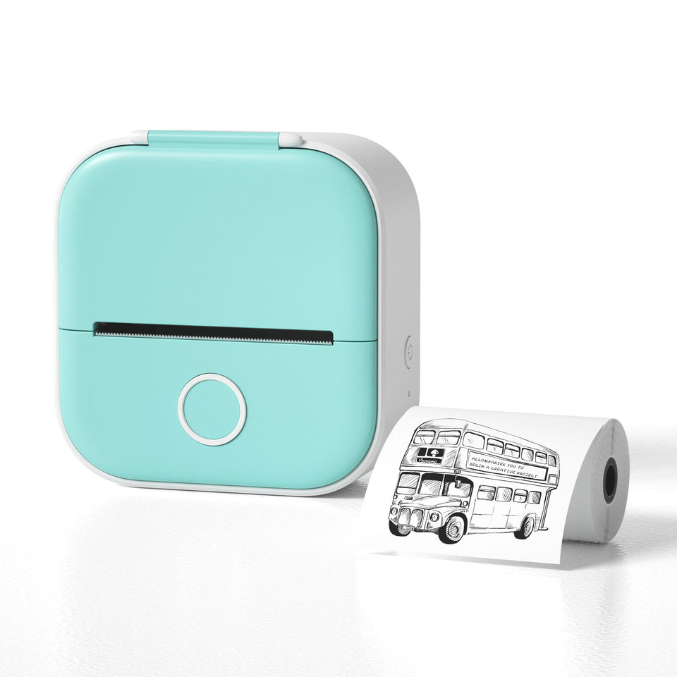 Compact and efficient pocket printer for mess-free, ink-free printing on the go.