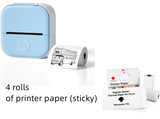 Compact and efficient pocket printer for mess-free, ink-free printing on the go.