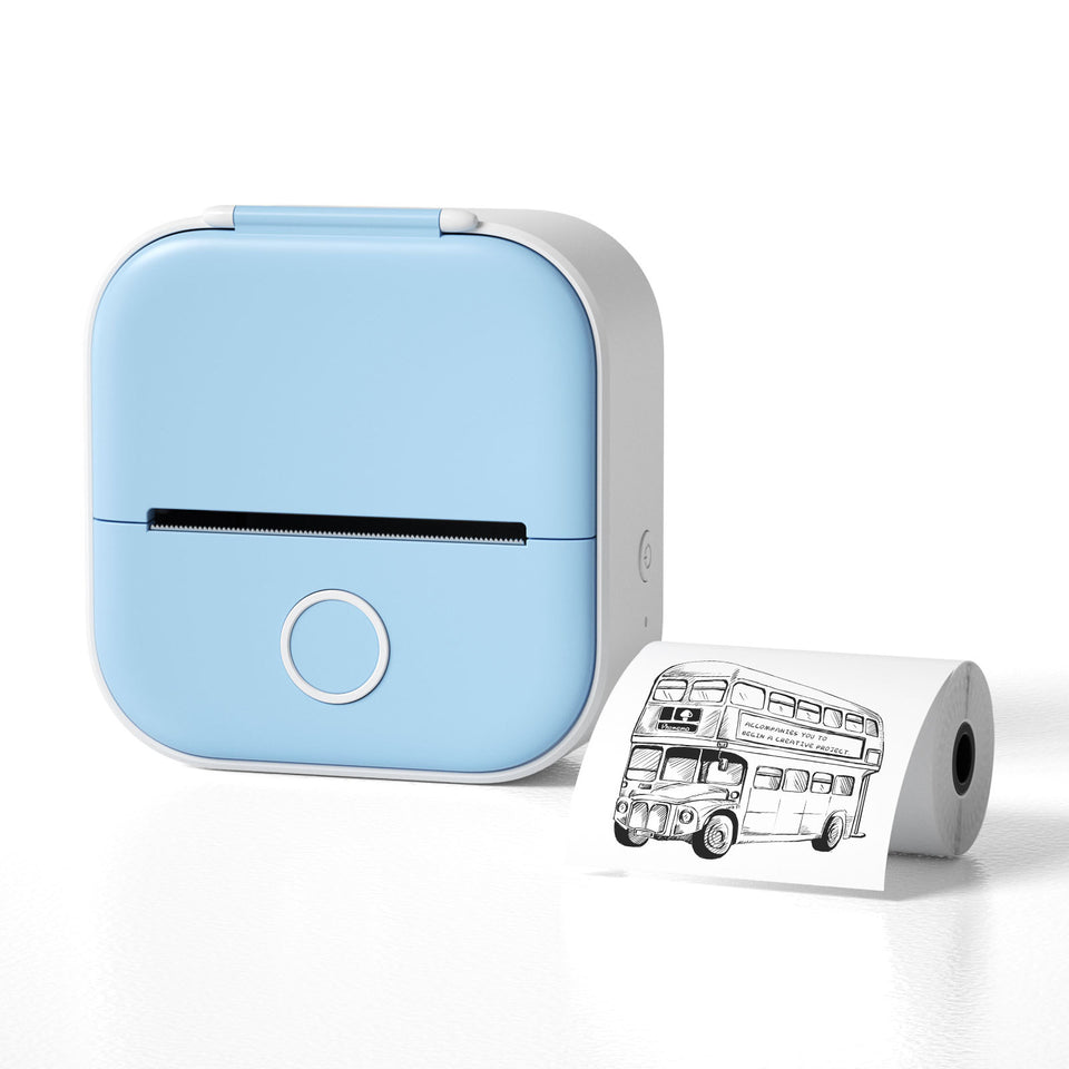 Compact and efficient pocket printer for mess-free, ink-free printing on the go.