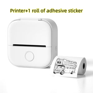 Compact and efficient pocket printer for mess-free, ink-free printing on the go.