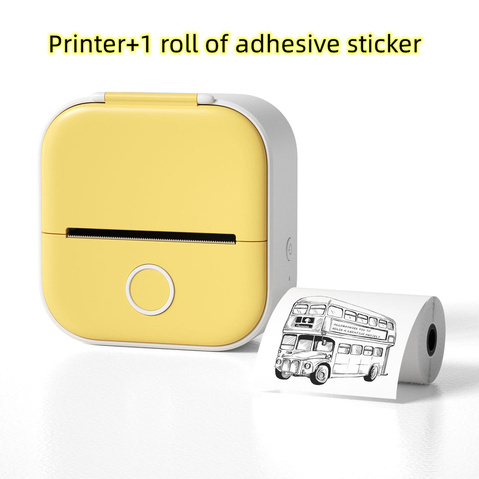 Compact and efficient pocket printer for mess-free, ink-free printing on the go.